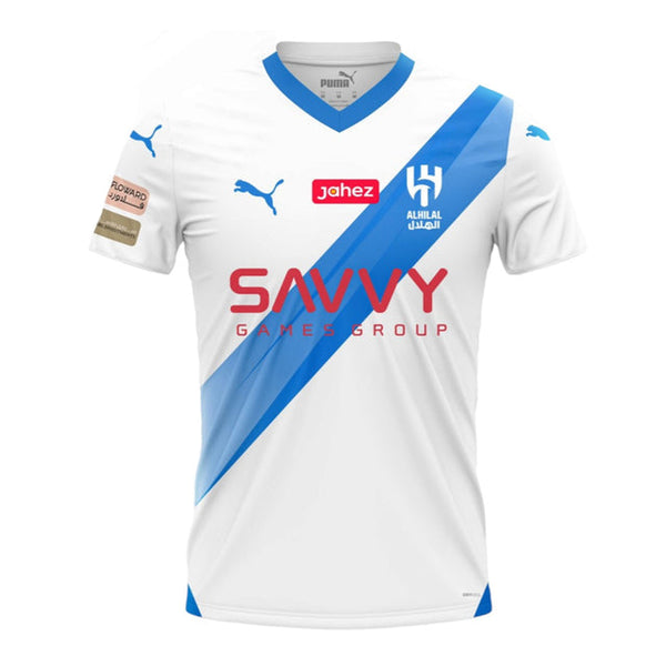 Maillot Al-Hilal Away 23/24 Blanc et Bleu