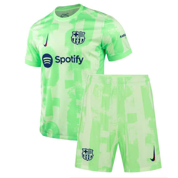 T-shirt et Short Enfant FC Barcelona Third 24/25