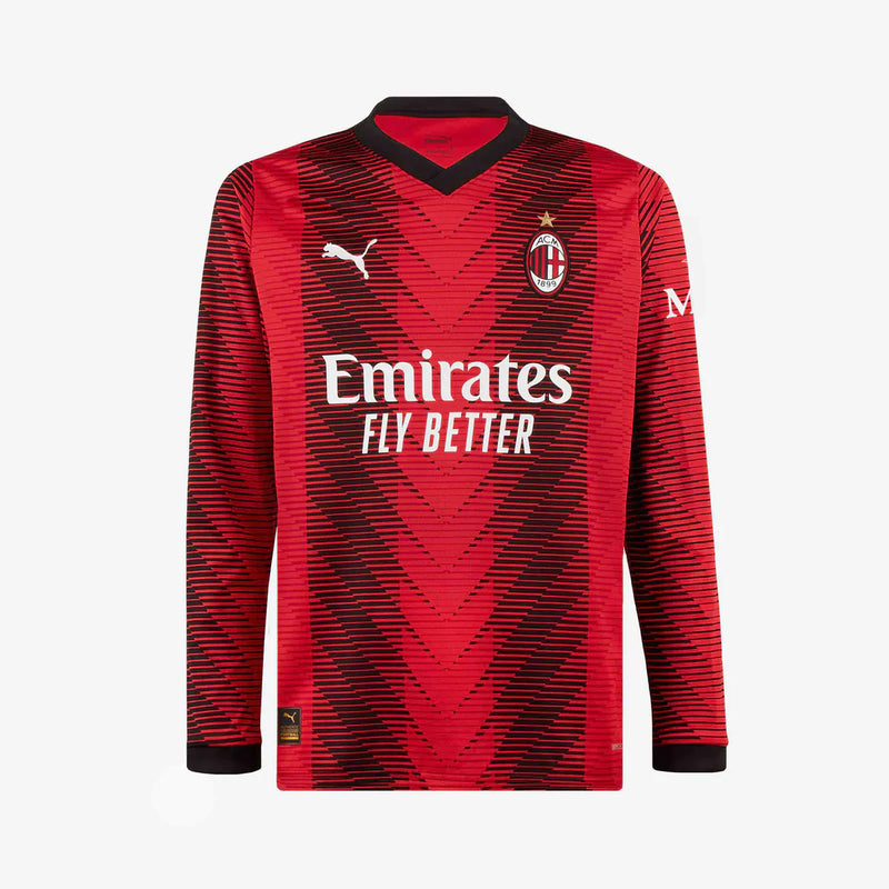 MAILLOT DE MATCH MILAN HOME 2023/24 MANCHES LONGUES