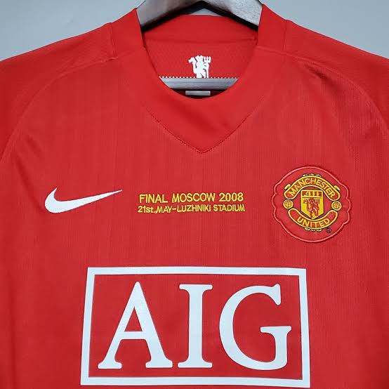 Maillot rétro Manchester United Home 2007/2008