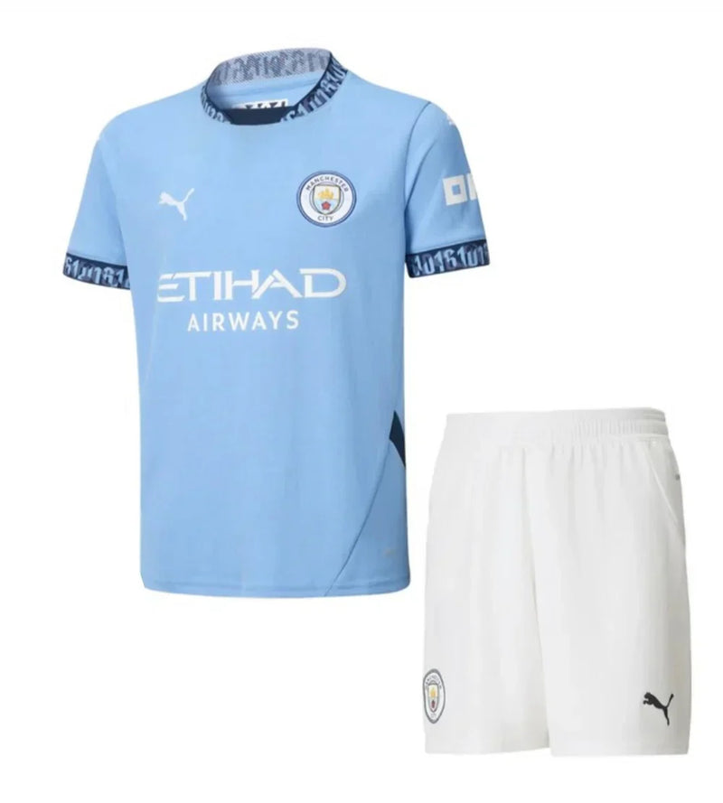 T-shirt et short Manchester City pour Enfant Home 24/25