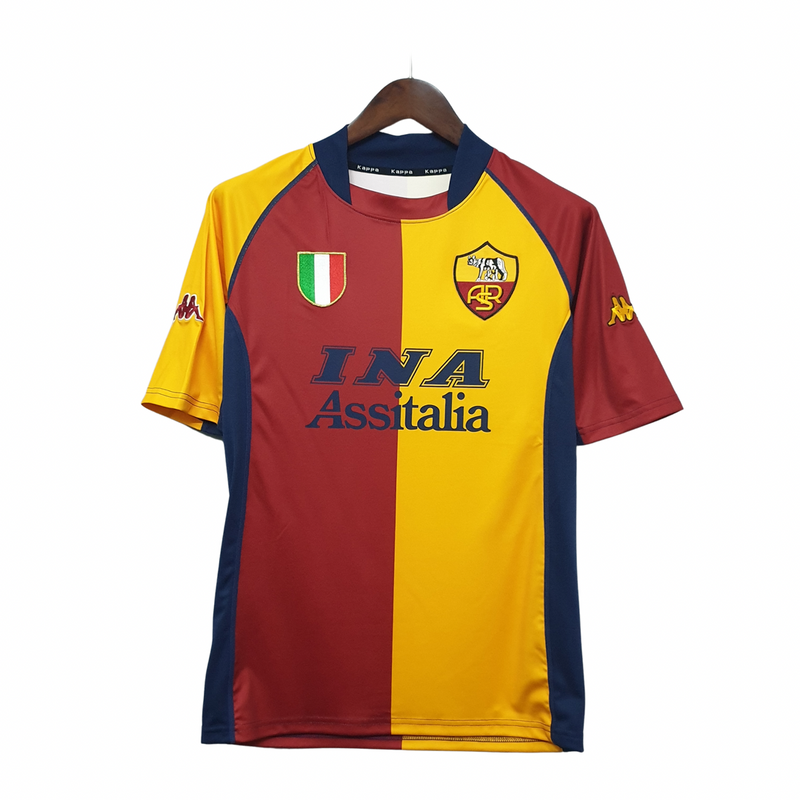 Maillot rétro home Roma 2001-2002