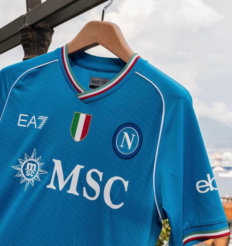 Maillot de Match Home SSC Napoli 23/24 - Avec Scudetto