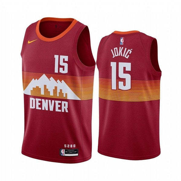 Maillot NBA - Denver Nuggets Blanc - Jokic #15