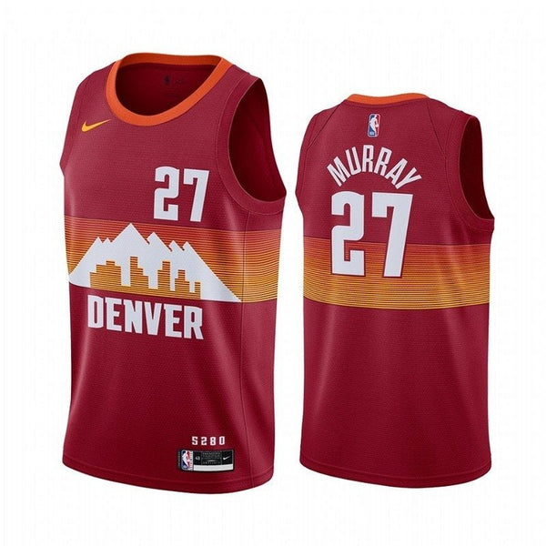 Maillot NBA - Denver Nuggets Branca City - Murray #27