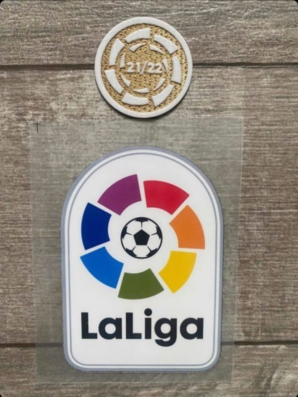 Real Madrid LA LIGA 2021/22 CHAMPION PATCH SET Badge, Champion d'Espagne de la Liga