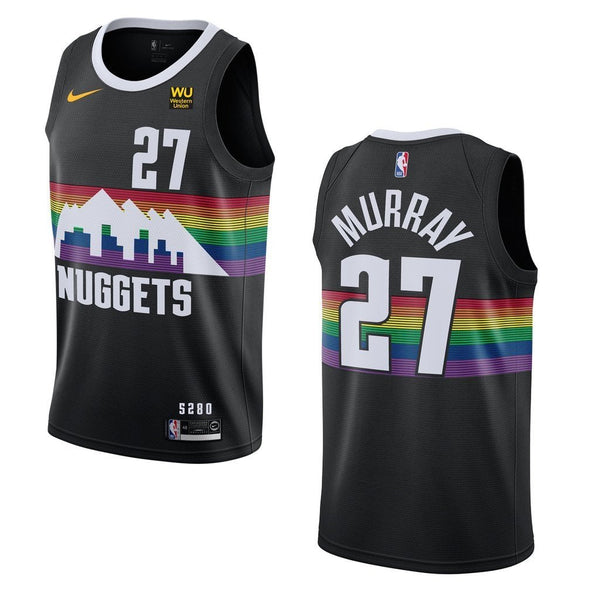 Maillot NBA - Denver Nuggets Branca City - Murray #27