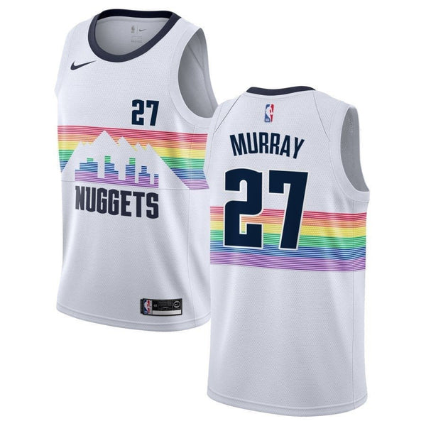 Maillot NBA - Denver Nuggets Blanc - Jokic #15