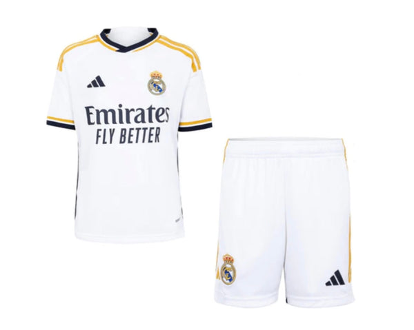 T-shirt et short Real Madrid Home 23/24 Enfant