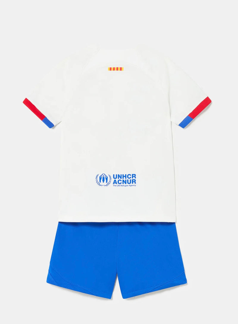 T-shirt et short FC Barcelone pour enfant Away 23/24