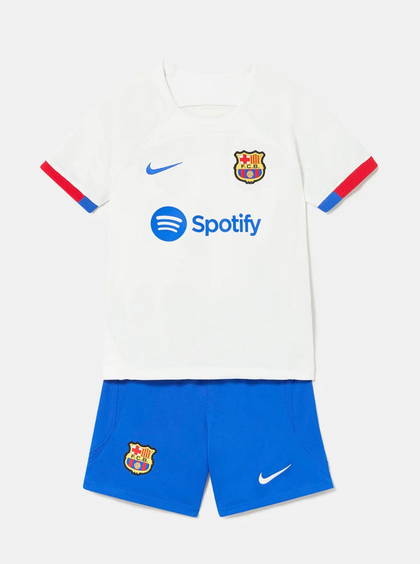 T-shirt et short FC Barcelone pour enfant Away 23/24