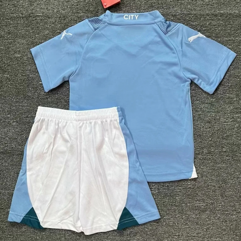 T-shirt et short Manchester City pour enfant Home 23/24