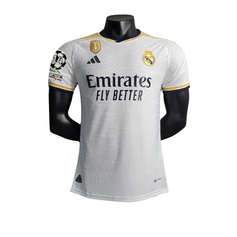 Maillot Real Madrid home Joueur 23/24 - patch CWC et UCL